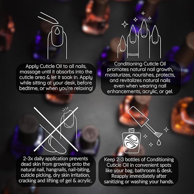 Tammy Taylor Hydrating Nail Cuticle Oil with Cuticle Cream | Peach Cuticle Softener w/Vitamin E, Jojoba Oil, Natural Ingredients & USA Made Professional Nail Growth Oil for Growth & Strength 4 oz