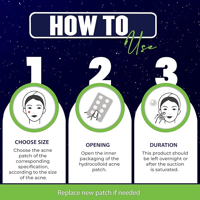 Dot Pimple Patches for Face – Hydrocolloid Acne Patches for Quick Zit Relief And Blemishes, Invisible Spot Stickers That Stay All Night, Gentle for All Skin Types, Oil-Free (80 Count)