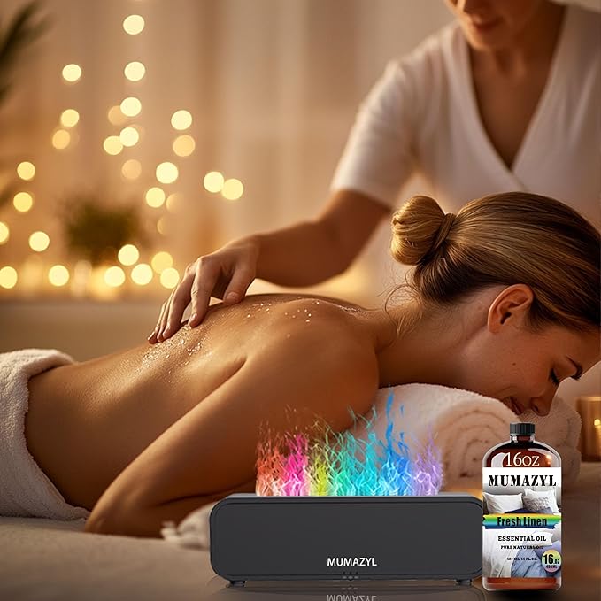 Fresh Linen Essential Oil, Fresh Linen Oil 16 Fl Oz 480ML for Diffuser Humidifier Yoga Cleaning DIY Candle Soap Making Fragrance Oils