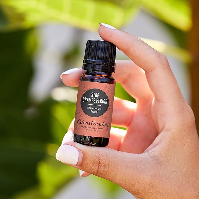 Edens Garden Stop Cramps Period Essential Oil Blend- 100% Pure Premium Grade, Undiluted, Natural, Therapeutic, Aromatherapy, The Best for Skin, Humidifiers, Hair 30 ml (1 fl oz)