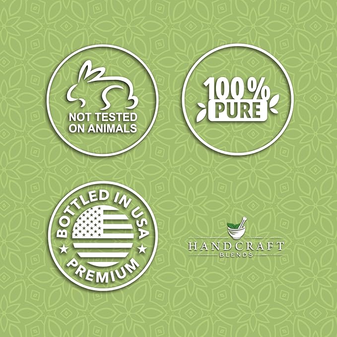 Handcraft Blends Peppermint Essential Oil - 1 Fl Oz - 100% Pure and Natural - Premium Grade Essential Oil for Diffuser and Aromatherapy