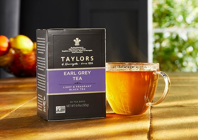 Taylors of Harrogate Earl Grey, 50 Teabags (Pack of 6)