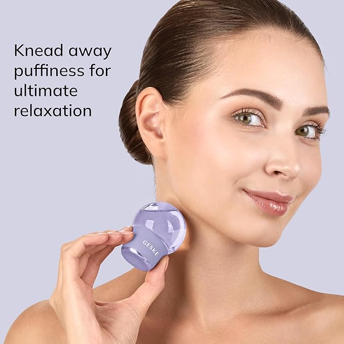 SmartAppGuided™ Cool & Warm Face & Body Massager | 7 in 1 | Multifunctional Massager | Face & Body | Battery-free Cooling & Warming | Firms, Relaxes & De-Puffs Skin | Globular Design