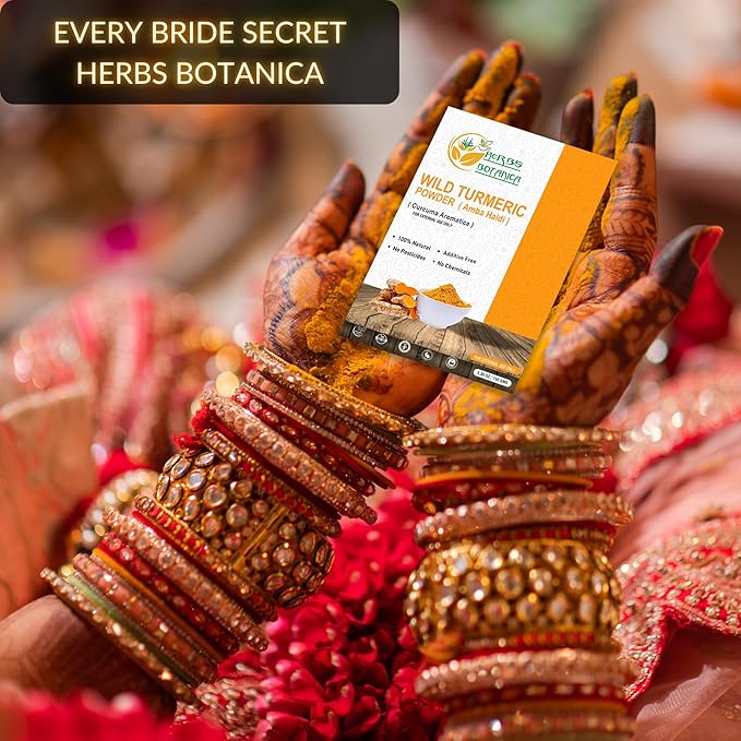 Wild Turmeric Powder 100% Pure Kasturi Turmeric for Face, Skin Care & DIY Beauty – Natural Powder for Acne, Dark Spots & Hyperpigmentation 5.3 oz Resealable Pack