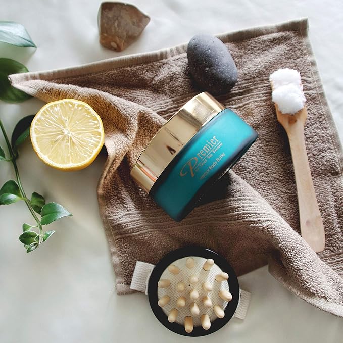 Premier Dead Sea Aromatic Body Butter – Herbal, Hydrating Shea Body Butter for Women & Men, Moisturizing, Firming & Anti-Aging Cream for Dry Skin, Hand & Body, 5.95 Fl.oz