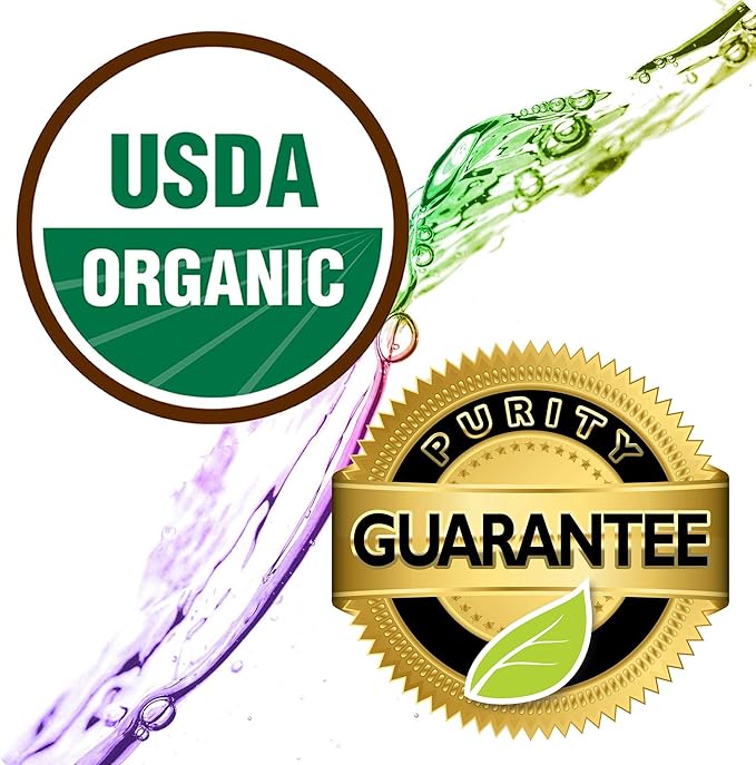 Healing Solutions Organic Lemongrass Essential Oil, Undiluted & Pure for Bees, 0.33 oz (10ml)