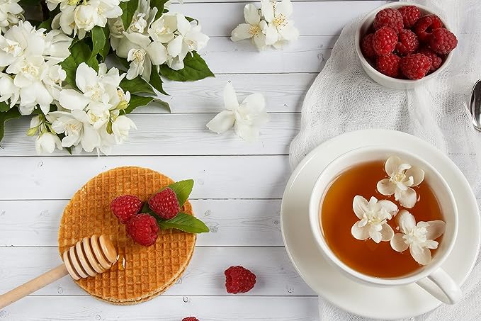 FGO Organic Red Raspberry Loose Leaf Herbal Tea, Cut and Sifted, Caffeine Free, Resealable Bag, 4oz (Pack of 1)