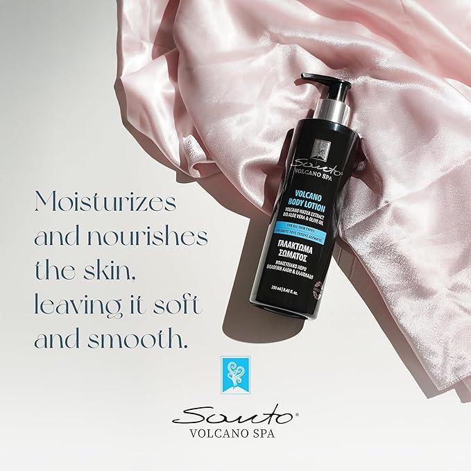 Volcano Body Lotion 250ml – Lightweight, Fast-Absorbing Hydration Body Moisturizer with Volcanic Water, Minerals & Organic Oils – Dry Skin Moisturizer for Softness, Nourishing & Revitalizing Skin