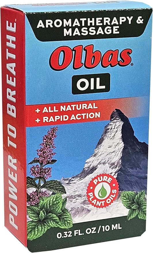 Olbas Oil Aromatherapy Inhalant and Aromatic Massage Oil (.32oz)