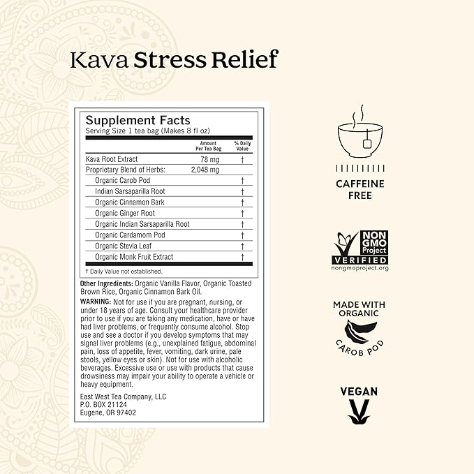 Yogi Tea Stress Relief & Herbal Variety Sampler - 16 Bags per Pack (6 Packs) - Organic Herbal Tea Sampler - Includes Bedtime, Kava Stress Relief, Soothing Caramel Bedtime & More