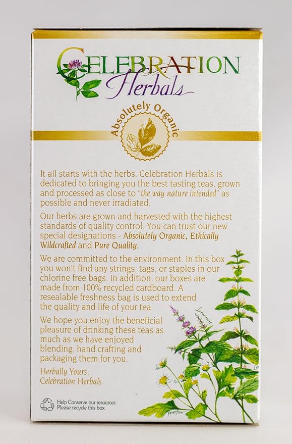 Celebration Herbals Organic Hawthorne Berries Tea Bags 24 Count
