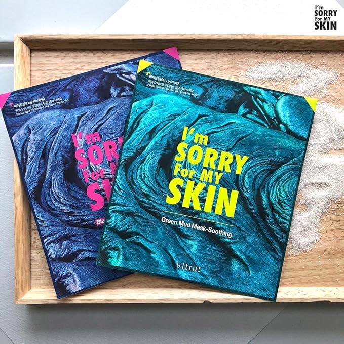 I'M SORRY FOR MY SKIN - Black Mud Mask - Tightening 10Pcs