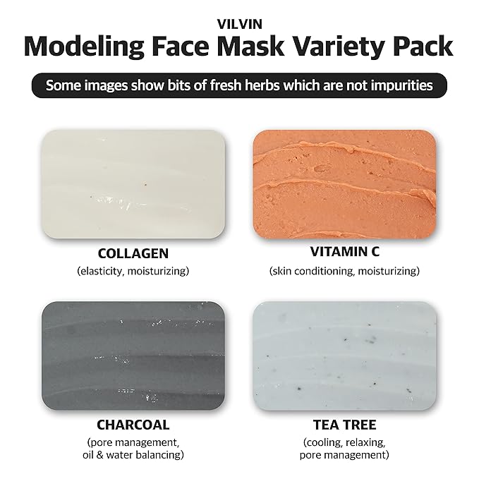 Redness Soothing Modeling Mask Pack - Cooling Peel off Jelly Mask Powder Pack - 2.2 lbs - Face mask skin care for Soothing and Pore Management - Korean Skin Care Set - Modeling pack (Collagen)