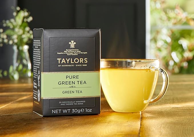 Taylors of Harrogate Pure Green Tea, 20 Count (Pack of 1)