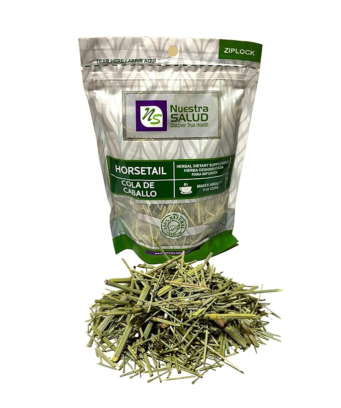 Horsetail Tea Cola de Caballo Hierba Herbal Tea Zip-Lock Bag (30g) 1.06oz- 100% Natural and Caffeine Free Detox