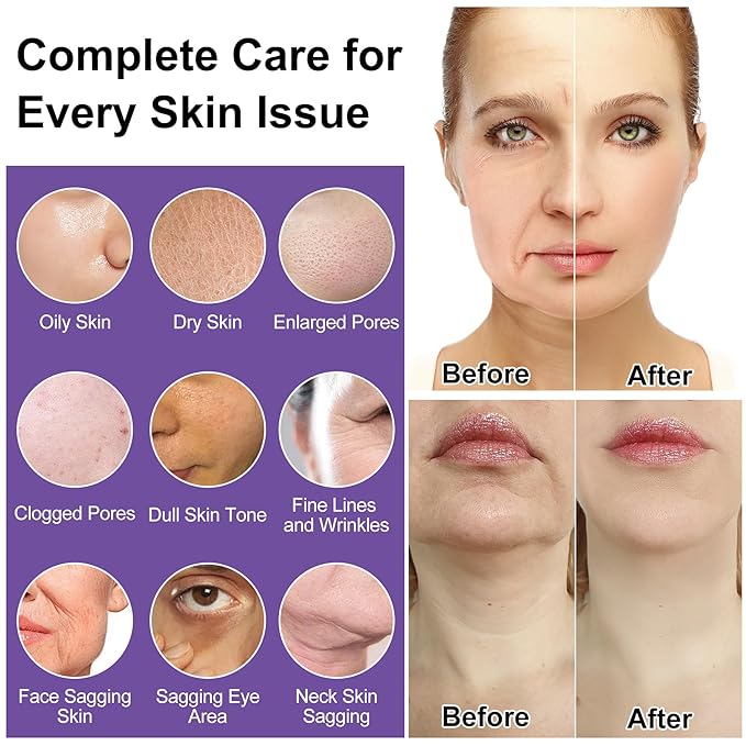 Skin Care Set,Professional Tighten Lift Firm Skincare for Women Teens Teenage Girl,Hydrate Anti-Aging Facial Skin Care Routine Kit,Travel Skincare Gift Set,Wife Mom Womens Gifts for Christmas Birthday