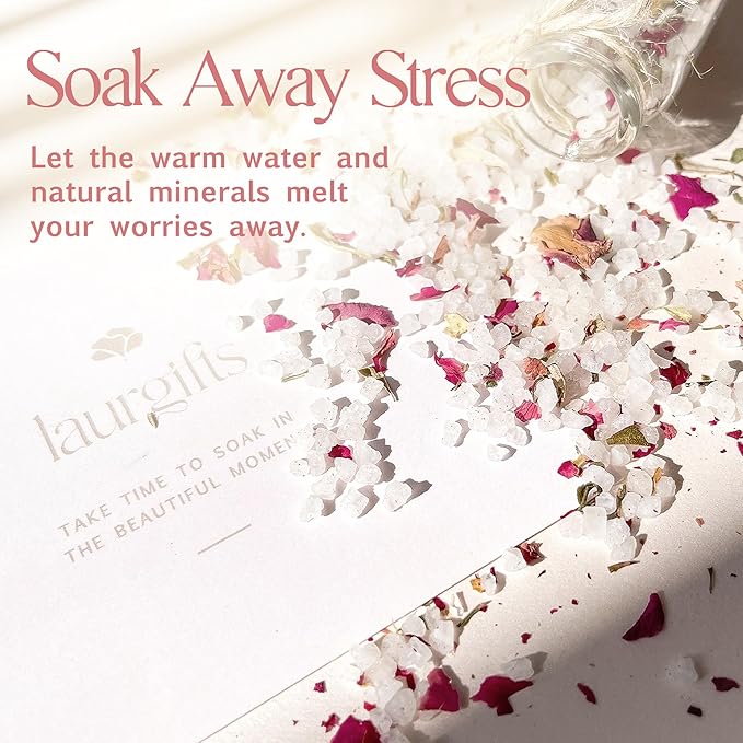 Orchid & Jasmine Spa Gift Baskets for Women – Luxury Birthday Bath Gifts for Mom, Wife, Sister, Friend - Self-Care and Relaxation Mother’s Day Gifts - Gift Baskets for Her for All Occasions