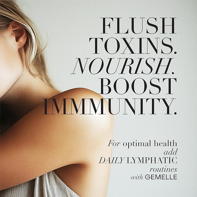 GEMELLE Lymphatic Breast Massage Oil | 2024 Product of The Year | Honeybush & Helichrysum | Paraben-Free, Clean Beauty, Luxury Natural Skin Care, 15ml