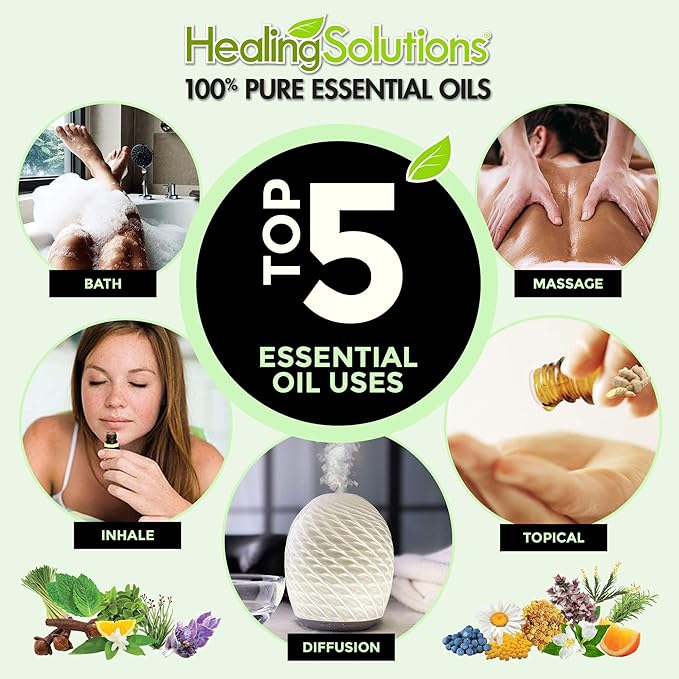 Healing Solutions Organic 30ml Oils - Copaiba Essential Oil - 1 Fluid Ounce