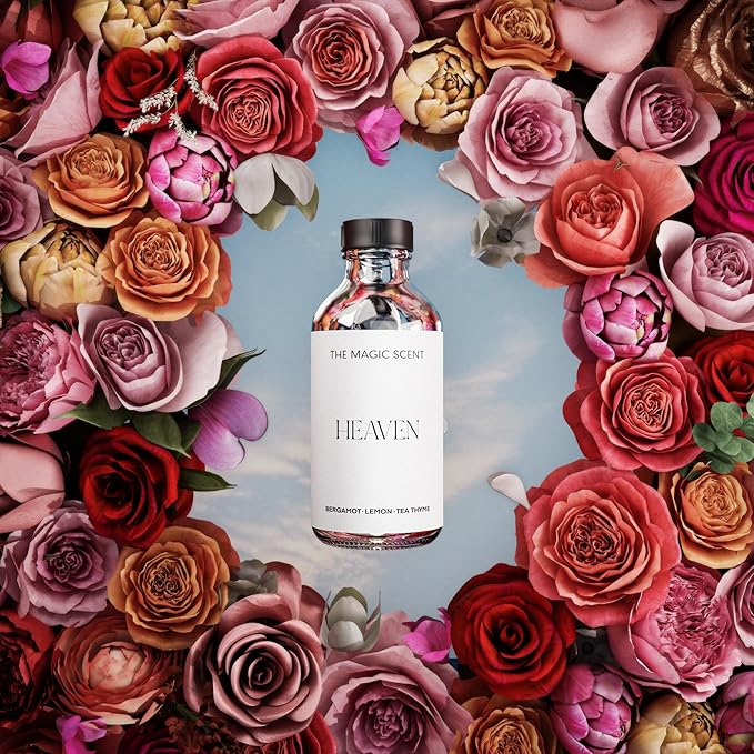 Heaven Diffuser Oil Scent - Cold-Air & Ultrasonic Fragrance Oil for Diffuser Inspired by The Aria Hotel, Las Vegas - Essential Oils for Diffusers Aromatherapy - 8.5 fl oz, 250 mL