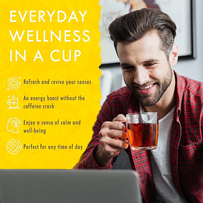 Hawaiian Natural Tea Pineapple Strawberry Flavored Organic Tea - Tropical Fruit Green Tea Blend with White Tea - Perfect Daily Cup & Gift for Tea Lovers - 120 Tea Bags