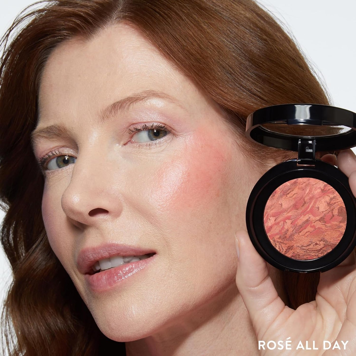 LAURA GELLER NEW YORK Baked Blush-n-Brighten Marbleized Blush - Rosé All Day - Natural Finish