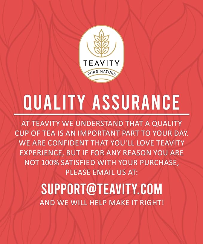 Organic Raspberry Apple Black Tea Pods for Keurig - Naturally Caffeinated Fruit Tea by Teavity (36 Tea Pods)