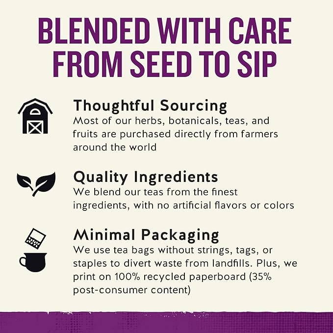 Celestial Seasonings Wild Berry Zinger Herbal Tea, Caffeine Free, 20 Tea Bags Box