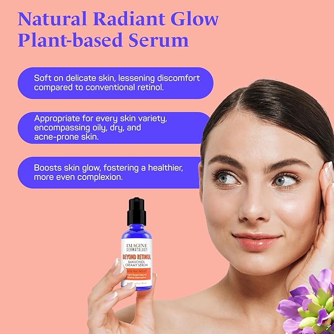 Beyond Retinol Bakuchiol Creamy Serum - G3L Delivery System for Anti-Aging & Anti Wrinkle - Bakuchiol Moisturizer, Bakuchiol Serum, Bakuchiol Retinol Alternative - Bakuchiol Oil, 2 fl oz/59.4 ml