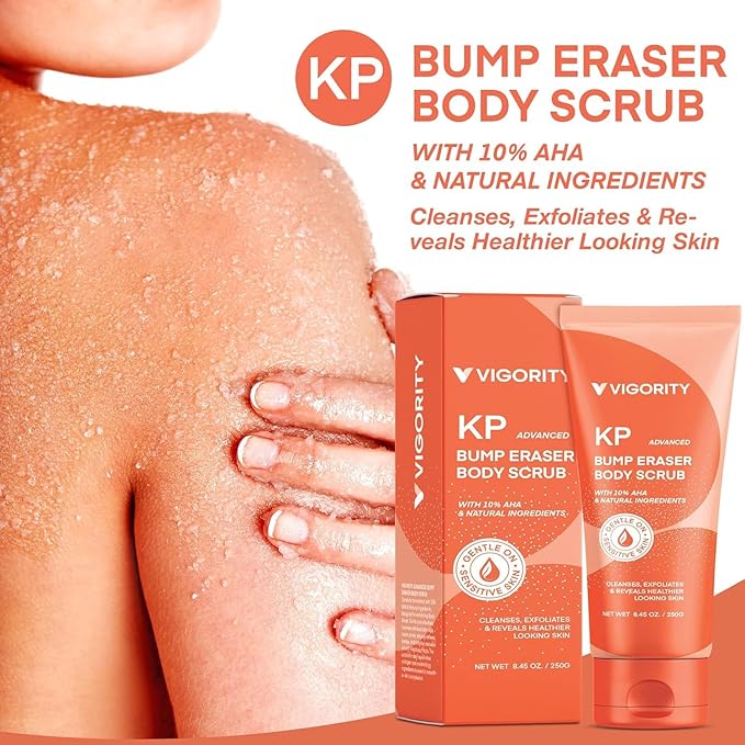 VIGORITY Women’s Balance & Glow Duo – KP Body Scrub + Estrogen Cream