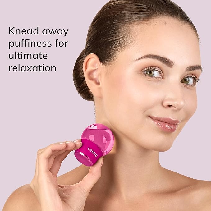 SmartAppGuided™ Cool & Warm Face & Body Massager | 7 in 1 | Multifunctional Massager | Face & Body | Battery-free Cooling & Warming | Firms, Relaxes & De-Puffs Skin | Globular Design