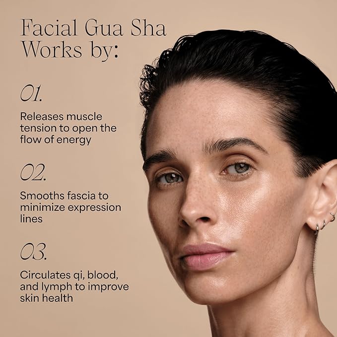 WILDLING Empress Stone Gua Sha Facial Stone I Facial Massage Stone to Lift, Plump, Tone + Sculpt I Patented Design Crafted with 100% Authentic Bian Stone