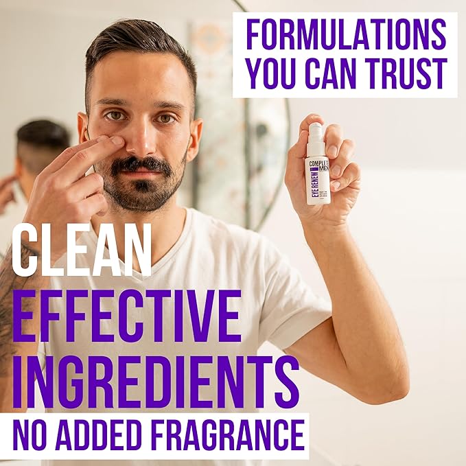 Eye Renew Night Time Anti Aging Eye Cream for Dark Circles Under Eye Treatment, Eye Repair Cream, Puffy Eyes Treatment with Vitamins, Improves Tone & Texture, Light Mens Eye Cream