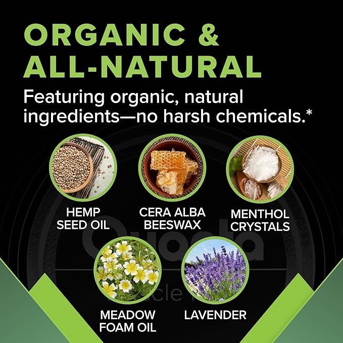 Intensive Sore Joint & Muscle Balm - Deeply Penetrating Joint and Muscle Rub with Enhanced Absorption Arnica and Hemp Extracts plus Ginger Turmeric & Lavender - Fast Acting Non-Greasy Formula - 2 Pack