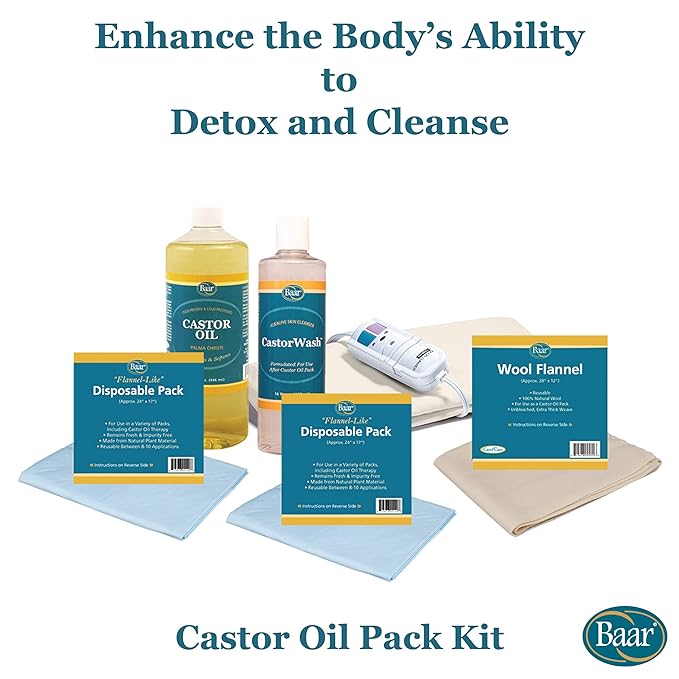 Baar Castor Oil, Gallon for Personal Care
