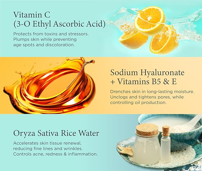 LILY SADO CITRUS KISS™ Vitamin C Moisturizer - Anti-Wrinkle Natural Vegan Daily Face Moisturizing Lotion - Hydrates, Softens, Firms & Tones for Healthy, Glowing & Radiant Skin. For Women & Men