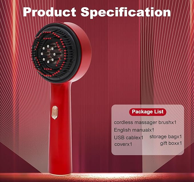 Electric Brush Cordless Hair Comb