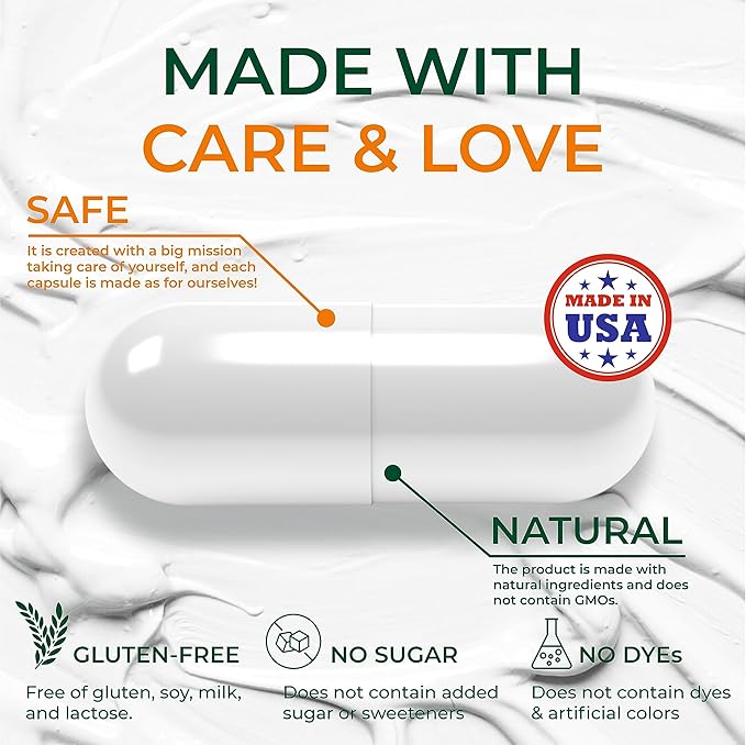 SIRUNES Multi Collagen Peptides Capsules - Non-GMO & Gluten Free Type I, II, III, V, X Hydrolyzed Collagen Supplements with Vitamin C - Supports Healthy Hair, Skin, Nails, & Joints - 100 Capsules