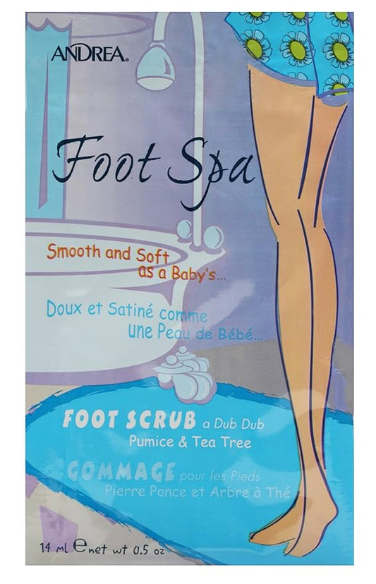 Andrea Foot Spa Foot Scrub A Dub Dub, 0.5-Ounce (Pack of 72)