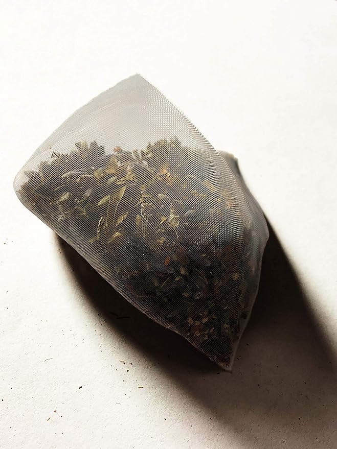 FIRE TEAS Relaxing Rooibos Evening Tea- Organic Red Rooibos, Peppermint, Lavender, Raspberry Leaf, Ginger, Saffron - Caffeine Free, Herbal Tea, Strong Taste, Perfect for Evenings & Nights -