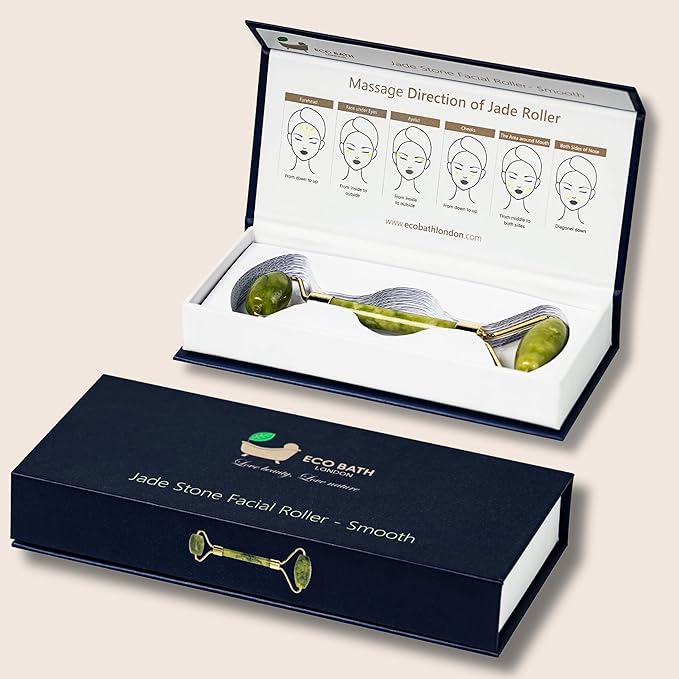 Jade Face Roller - Smooth End