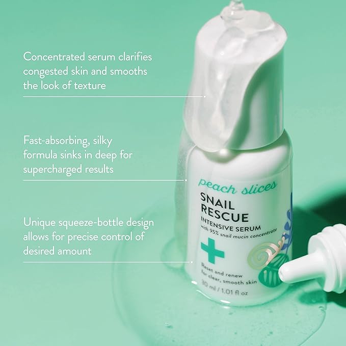 Peach Slices Snail Rescue Intensive Serum
