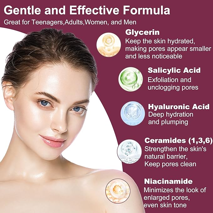 Skin Care Set Kit,Professional Pore Minimizer Soothe, Hydrate, Oil Control, Deep Cleanse Women Teen Girls Skincare Facial Skin Care Products,Travel Facial Skin Care Routine Kit Women Beauty Gift Set