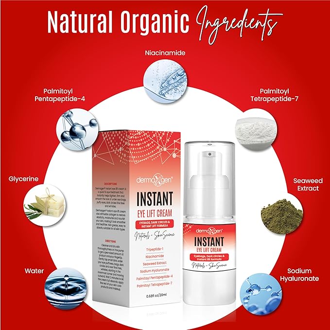 Rapid Reduction Eye Cream - Eye Cream Anti Aging Treatment for Dark Circles - Instant Under Eye Cream - Advanced Peptide Skin Tightening Formula - Instantly Removes Puffiness Wrinkles 20ml