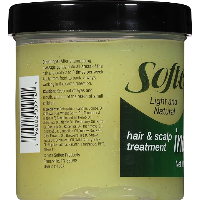 Softee Hair & Scalp Treatment - Indian Hemp 12 oz.