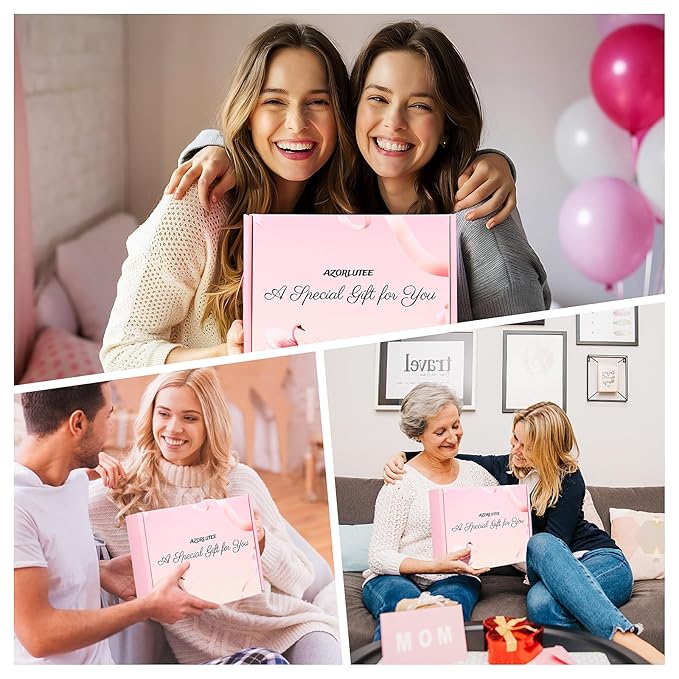 Self Care Gifts for Women Get Well Soon Gifts, Birthday Gifts for Women, Pink Relaxing Spa Gifts Basket Set, Thinking of You, Thank You, Mothers Day Gifts for Mom Sister Wife Her Girlfriend Bestie