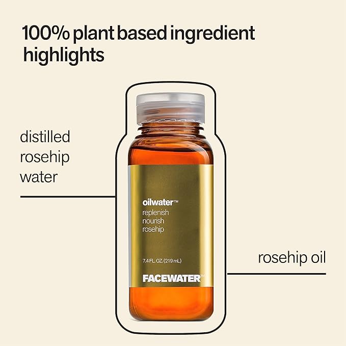 Facewater Oilwater Replenish Nourish Rosehip