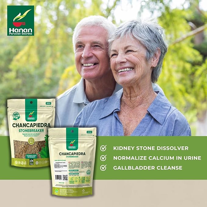 Hanan Chanca Piedra Loose Leaf Herbal Tea 4.2oz 120g of Stone Breaker 40 Grams Each of All-Natural Chancapiedra Plant Leaves and Stems Grown in Peru - Pack of 3