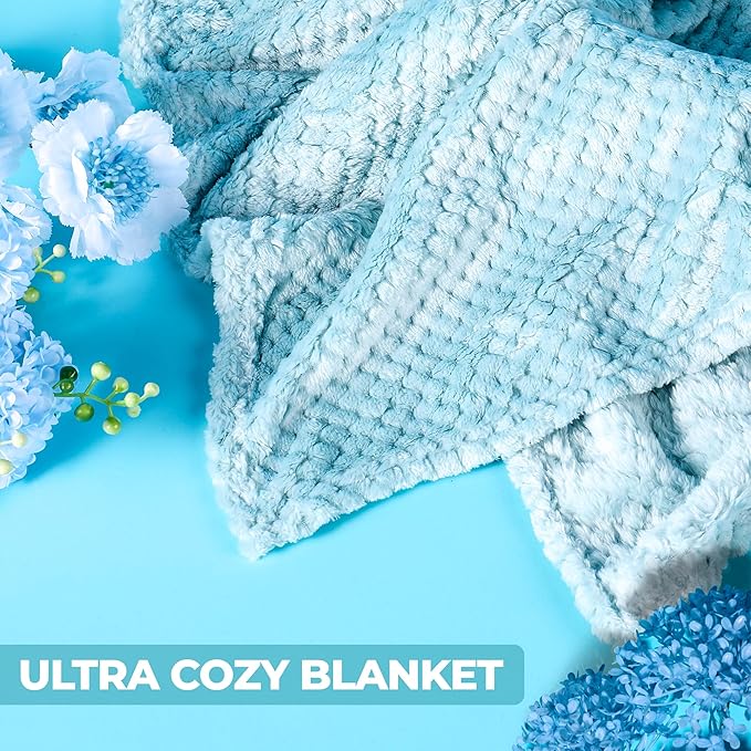 Birthday Gifts For Women, Self Care Gifts For Women - Jade Roller, 10 in 1 Spa Basket Care Package, Get Well Soon Gifts w/ Plush Blanket, Relaxing Spa Gift Basket, Birthday Gift Basket For Mom Wife