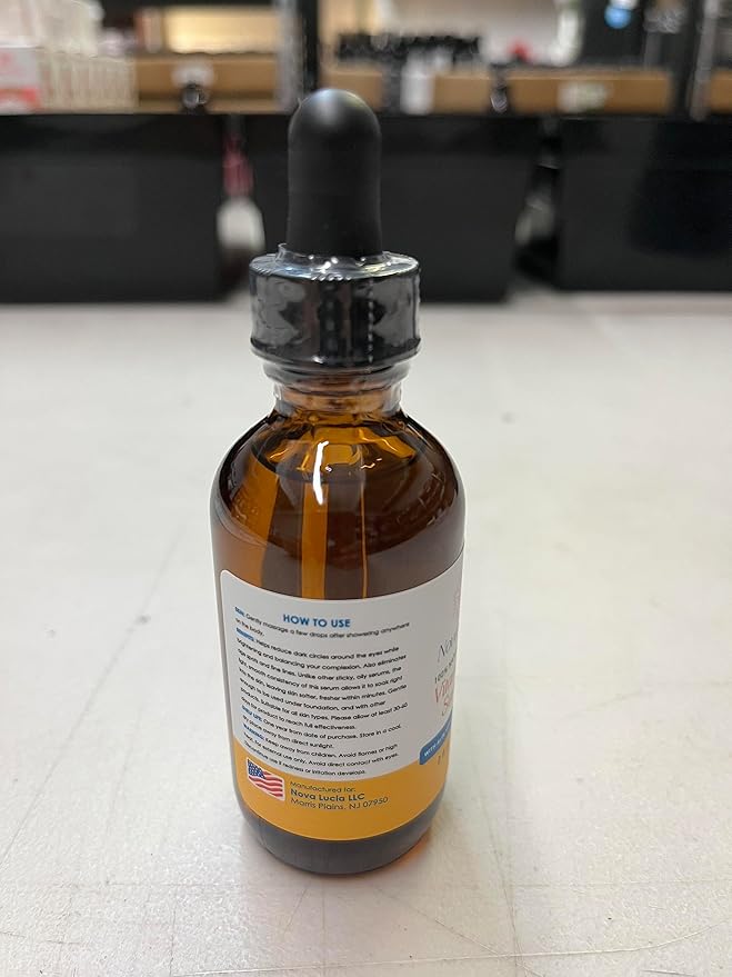 Vitamin C Serum for Face Anti Aging with Aloe Vera & Pro Vitamin Fruit Extracts Anti-Oxidant Anti Wrinkle Boost Collagen Production Day & Night 2oz